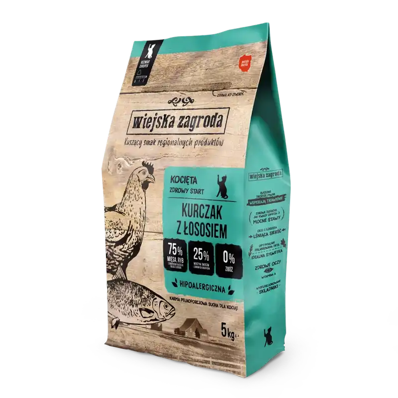 Rural Homestead Csirke lazaccal cicáknak 5kg Kiárusítás