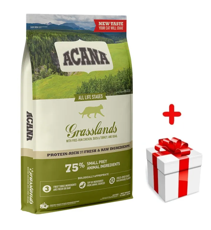 Acana Grasslands Cat 4.5kg + MEGLEPETÉS A KUTYÁDNAK INGYENES Gyors szállítás