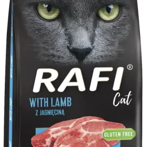 DOLINA NOTECI Rafi Cat száraz macskaeledel bárányhússal 7 kg Gyors szállítás