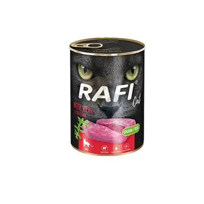 Expressz kézbesítés RAFI Cat Adult borjúhússal 400g