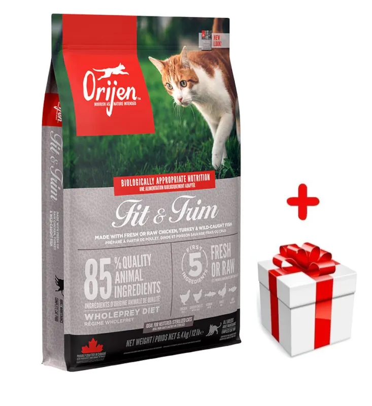 Rendeld meg most Orijen Fit & Trim Macska 5.4kg + MEGLEPETÉS A MACSKÁNAK
