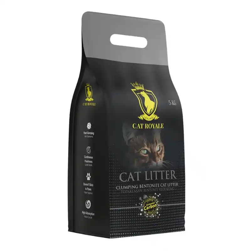 Kedvezmény Cat Royale aktívszenes bentonit alom 5kg