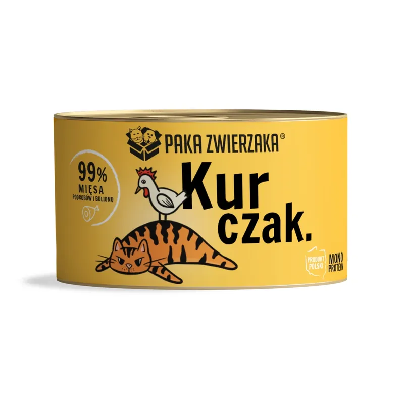 Bestseller Paka Zwierzaka- nedves macskaeledel csirke 200g