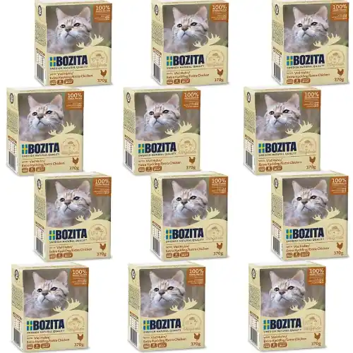 Nézd meg most BOZITA Macska apróra vágott csirke zselében 12x370g