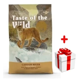 Legkelendőbb Taste Of The Wild Canyon River 6,6 kg + MEGLEPETÉS A MACSKÁJÁNAK