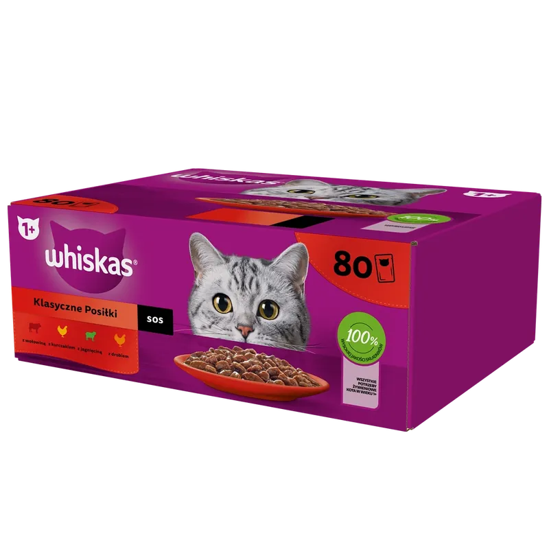Outlet Whiskas Adult Classic Meals in sauce 80x85 g