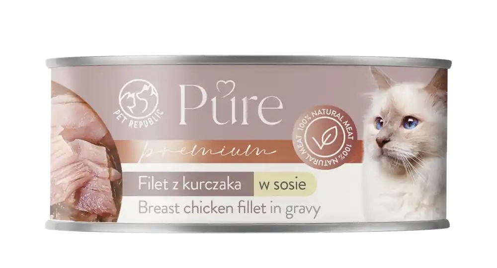 Akció PetRepublic Pure csirkefilé mártásban 80g