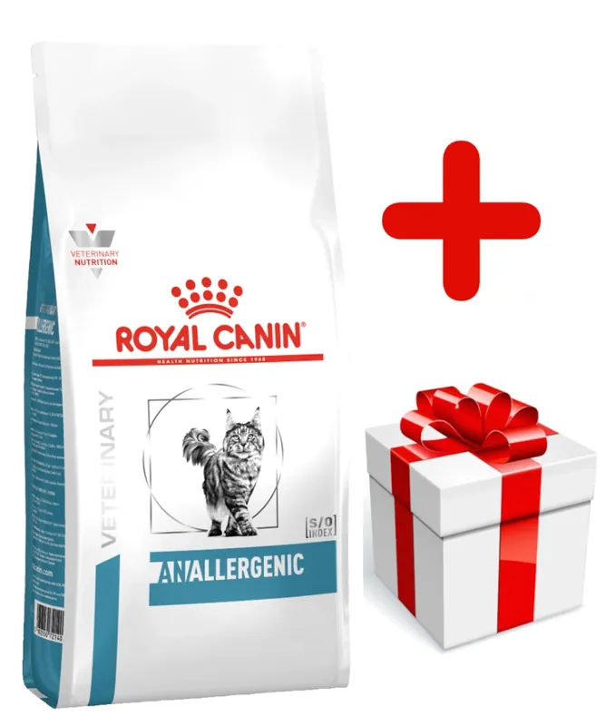 Legnépszerűbb ROYAL CANIN Anallergenic Cat 4kg + MEGLEPETÉS A MACSKÁNAK