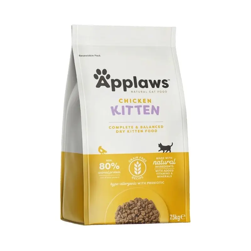 Applaws Kitten Chicken száraz macskaeledel kiscicáknak 7,5 kg Legkelendőbb
