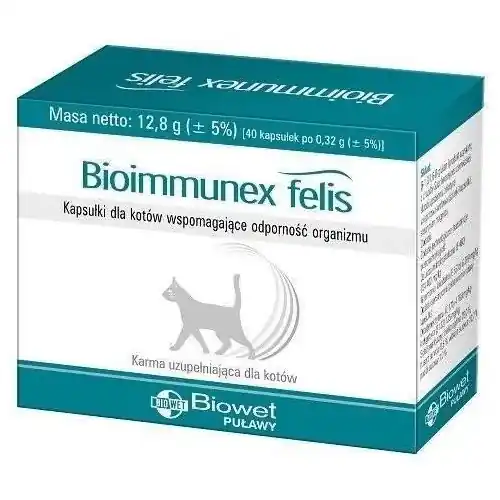 Biowet Bioimmunex Felis 40 kapszula Outlet