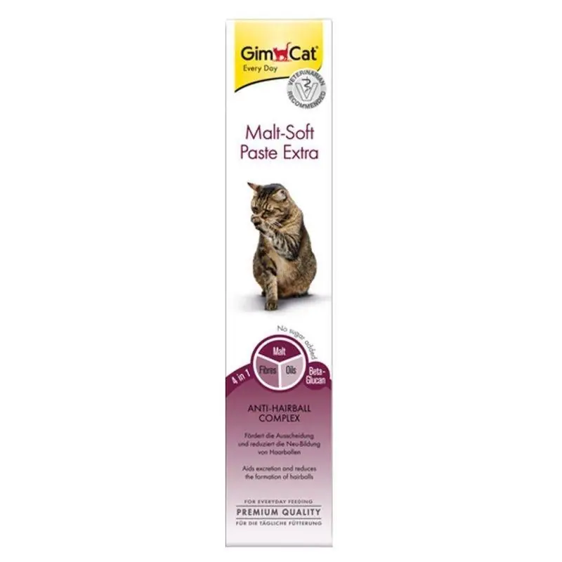 Gimborn Gim Cat Malt-Soft Extra szőrcsomó eltávolító paszta macskáknak 20 g Expressz szállítás