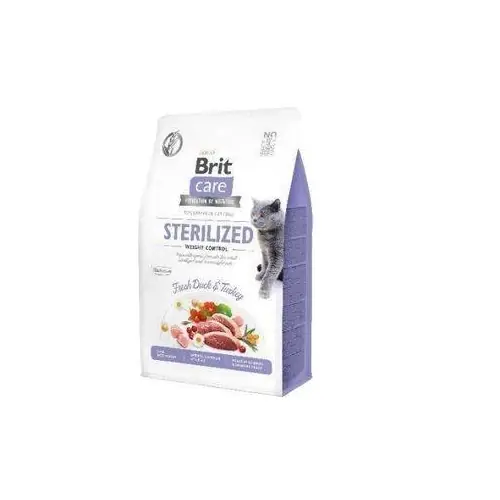Brit Care Cat Grain-Free Sterilizált súlykontroll kacsával és pulykával 400g Legnépszerűbb