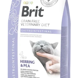 Különleges ajánlat veterinary Brit Grain Free Veterinary Diet Cat Gastrointestinal Hering borsóval 2kg
