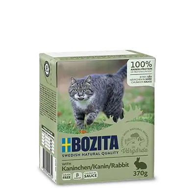 Kedvezményes ár BOZITA Macskanyúl mártásban 370g