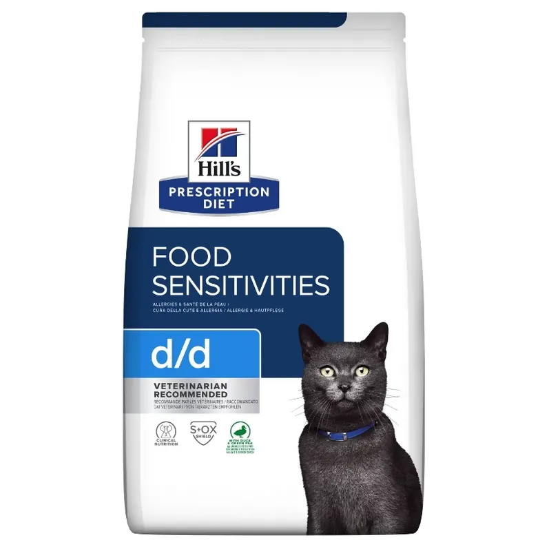 Kihagyhatatlan ajánlat Hill‘s Prescription Diet d/d duck 1, 5 kg