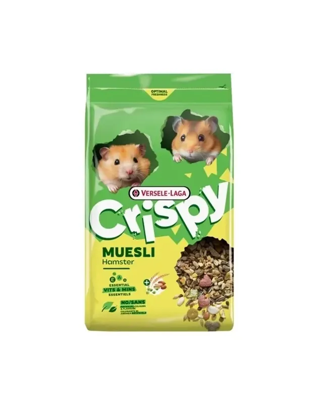 VERSELE-LAGA Crispy Muesli – Hamster&Co 2,5 kg Azonnali szállítás