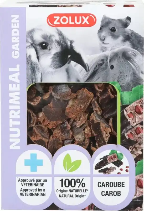 ZOLUX NUTRIMEAL3 GARDEN csemege szentjánoskenyérrel 60 g Akciós ár