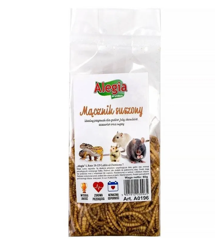 Vedd meg most ALEGIA Szárított lisztkukacok 60 g