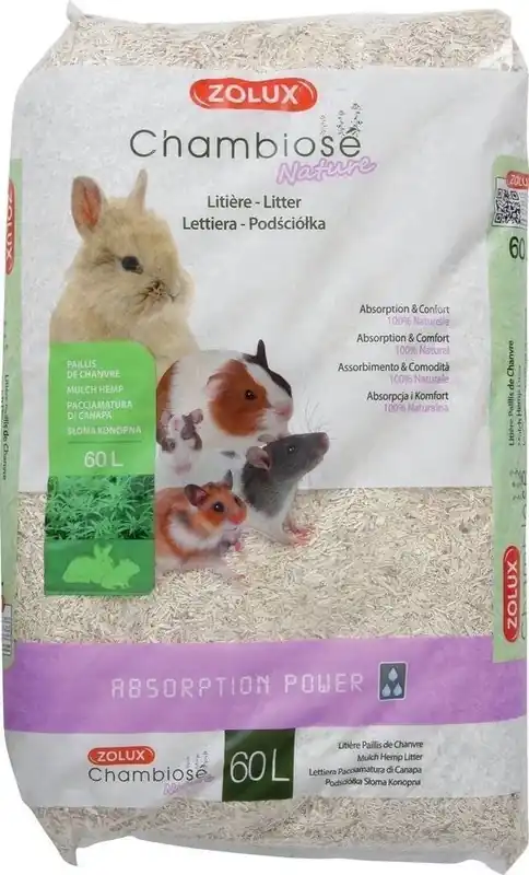 Zolux Natural Hemp Bedding Chambiose rágcsálóknak 60 l Nézd meg most