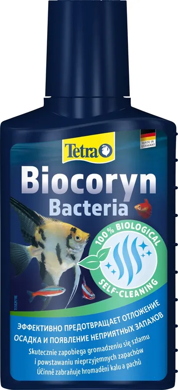A TETRA Biocoryn 100 ml folyékony baktériumok eltávolítják az akváriumban található káros anyagokat Kedvezményes ár