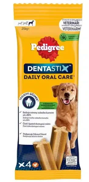 PEDIGREE® DentaStix™ Nagy testű kutyáknak x4 154 g Kedvezményes ár