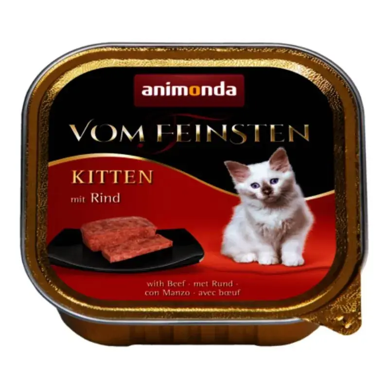 Animonda Vom Feinsten Kitten marha alutálkás 100g Különleges ajánlat