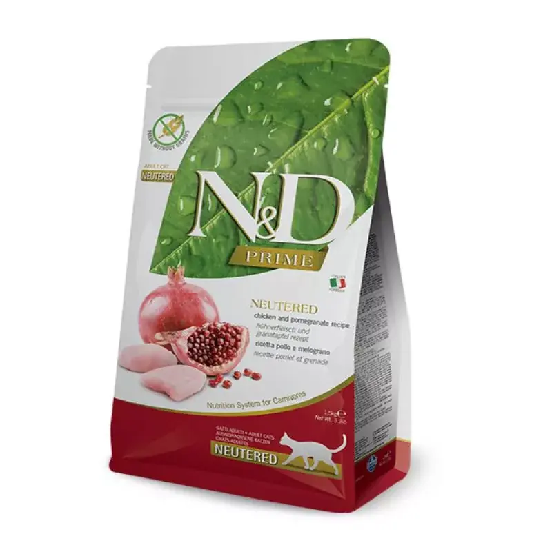 Szuper akció N&D Cat Prime Csirke Neutered 5kg