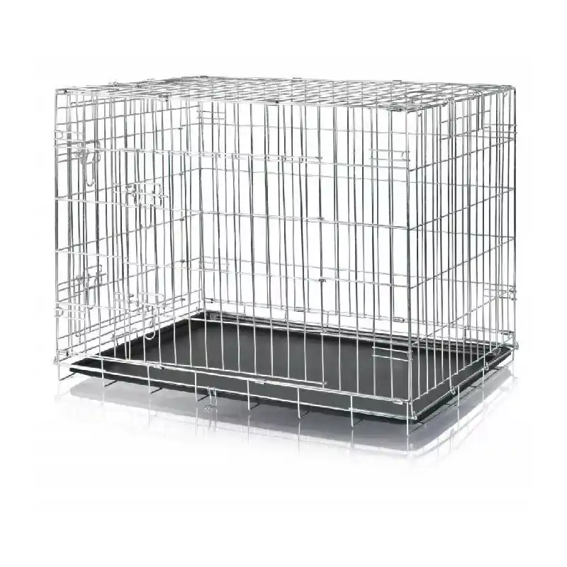 Azonnal elérhető Kétajtós fémketrec M 78x62x55cm TRX 3923 Szoba kennel