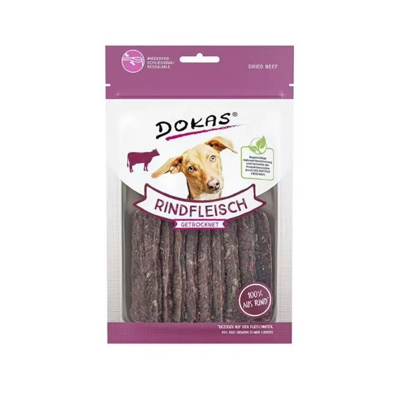 Expressz kézbesítés Dokas szárított marhahús jutalomfalat kutyáknak 70gr