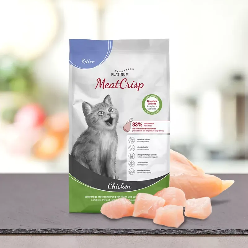 Legkelendőbb Platinum Cat MeatCrisp Kitten Chicken 400 g
