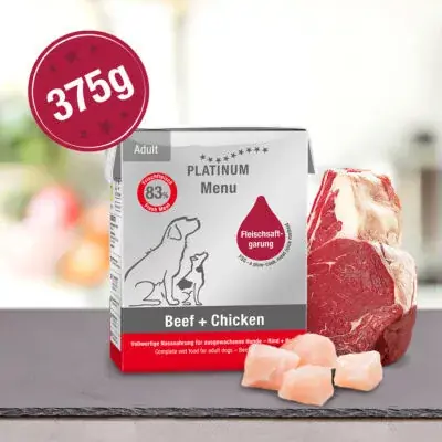 Akció Platinum Menu marha-csirke 375g