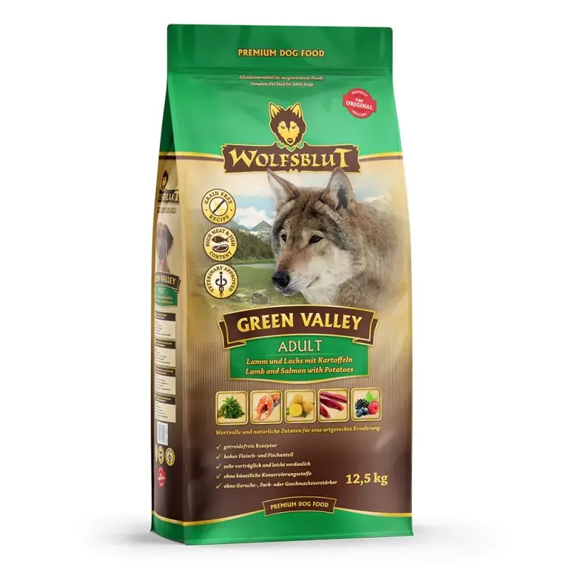 Wolfsblut 2kg Adult - Bárány & Lazac burgonyával Prémium