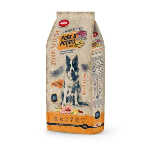 ALICE PROFESSIONAL 17KG ADULT Pork& Potato (Sertés+Burgonya) Kihagyhatatlan ajánlat