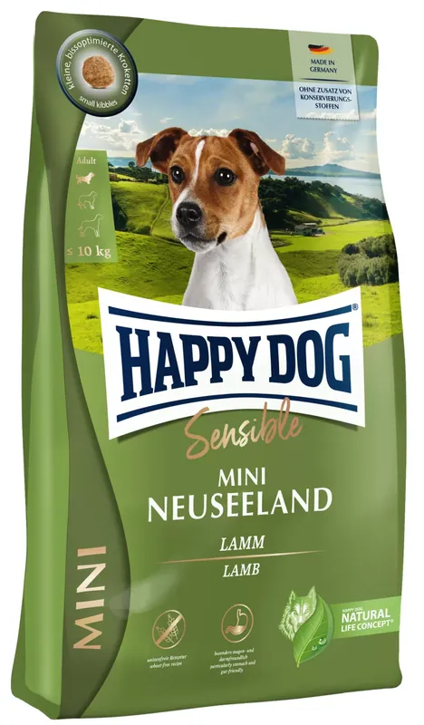 Utolsó esély Happy Dog Sensible Mini Neuseeland 10 kg