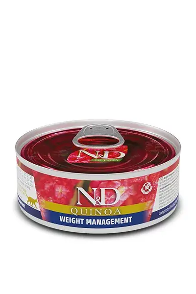 Kiárusítás N&D Cat konzerv Quinoa weight management 80g