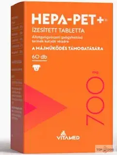 Hepa-pet Plus 700mg 60db ízesített tabletta Alacsony ár