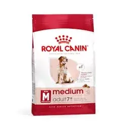 Royal Canin MEDIUM ADULT 7+ 4 kg kutyatáp (közepes testű idősödő kutyákank 7-10 éves korig) Exkluzív ajánlat