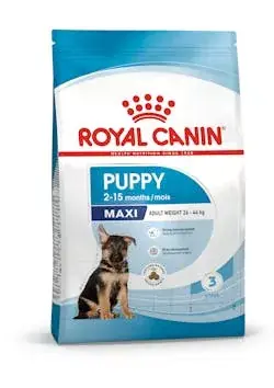 Kihagyhatatlan ajánlat Royal Canin MAXI PUPPY 15 kg kölyök kutyatáp (2-15 hónapos korig)
