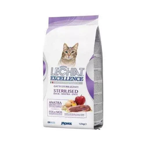 Olcsó LeChat EXCELLENCE 1,5kg Steril Kacsa Ivartalanított macskáknak