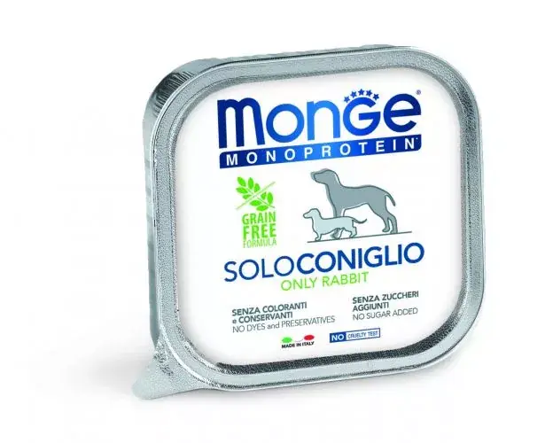 Monge Dog 150g MONOPROTEIN Paté 100% nyúl Kedvezmény