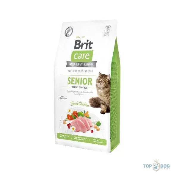 Prémium BRIT Care Cat Grain-Free Senior & Weight Control CSIRKE 400gr