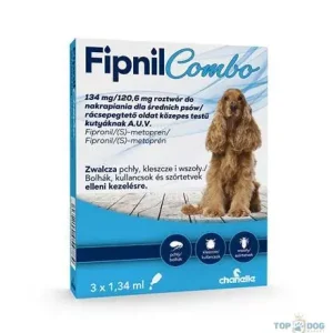 Fipnil Combo Spot On Medium Dog 10-20kg 3 db/doboz Biztonságos fizetés