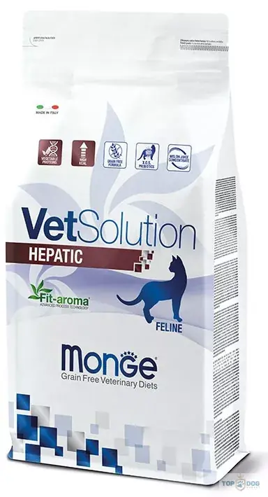 Monge VetSolution Cat 400g Hepatic májelégtelenség Rendeld meg most