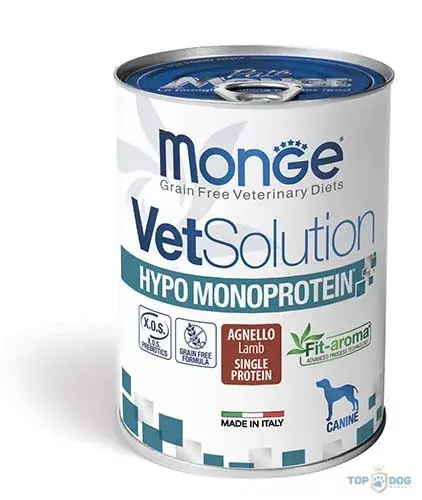 Monge VetSolution Dog 400g Hypo Bárány Monoprotein Rendeld meg most