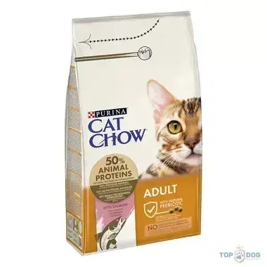 Árengedmény Purina Cat Chow Adult Lazac macskatáp 15kg