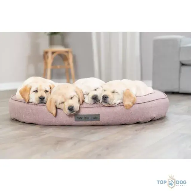 TRX 37881 Felicia bed, - peremes, ovális fekhely (pink) kutyák részére (85×65cm) Prémium