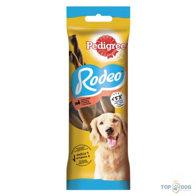 Bestseller Pedigree Rodeo Marhahússal 70gr