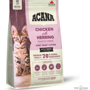 Vásárlói kedvenc Acana Cat First Feast Kitten 1,8kg csirke-hering