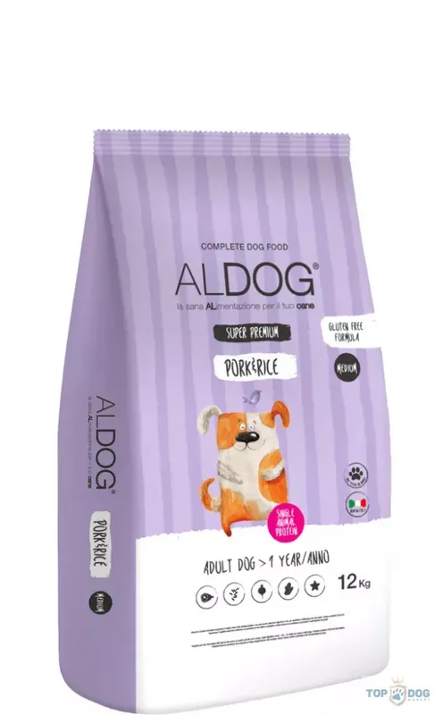 ALDOG PORK HIPOALLERGÉN KUTYATÁP MEDIUM 12 KG Vedd meg most