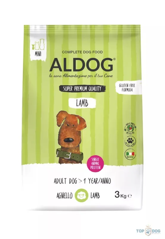 ALDOG LAMB HIPOALLERGÉN KUTYATÁP MEDIUM 3 KG Expressz kézbesítés